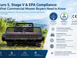 Euro 5, Stage V & EPA Compliance: What Commercial Mower Buyers Need to Know
