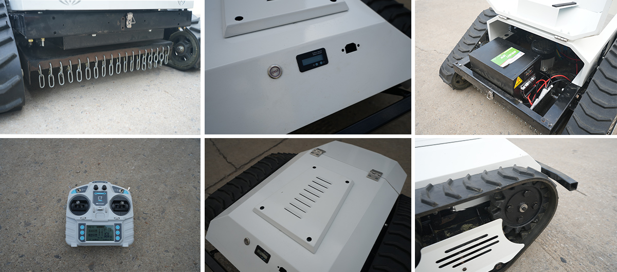 เครื่องตัดหญ้าไฟฟ้าควบคุมระยะไกล