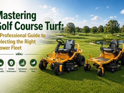 Maîtriser l'entretien des terrains de golf : Guide professionnel pour choisir la flotte de tondeuses adaptée