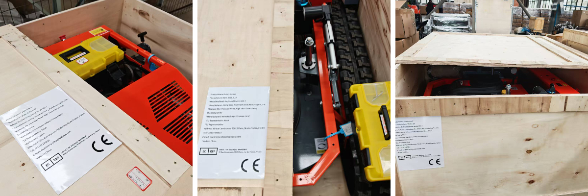 Tondeuse à gazon en pente