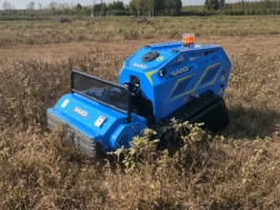 tracked remote control lawn mower