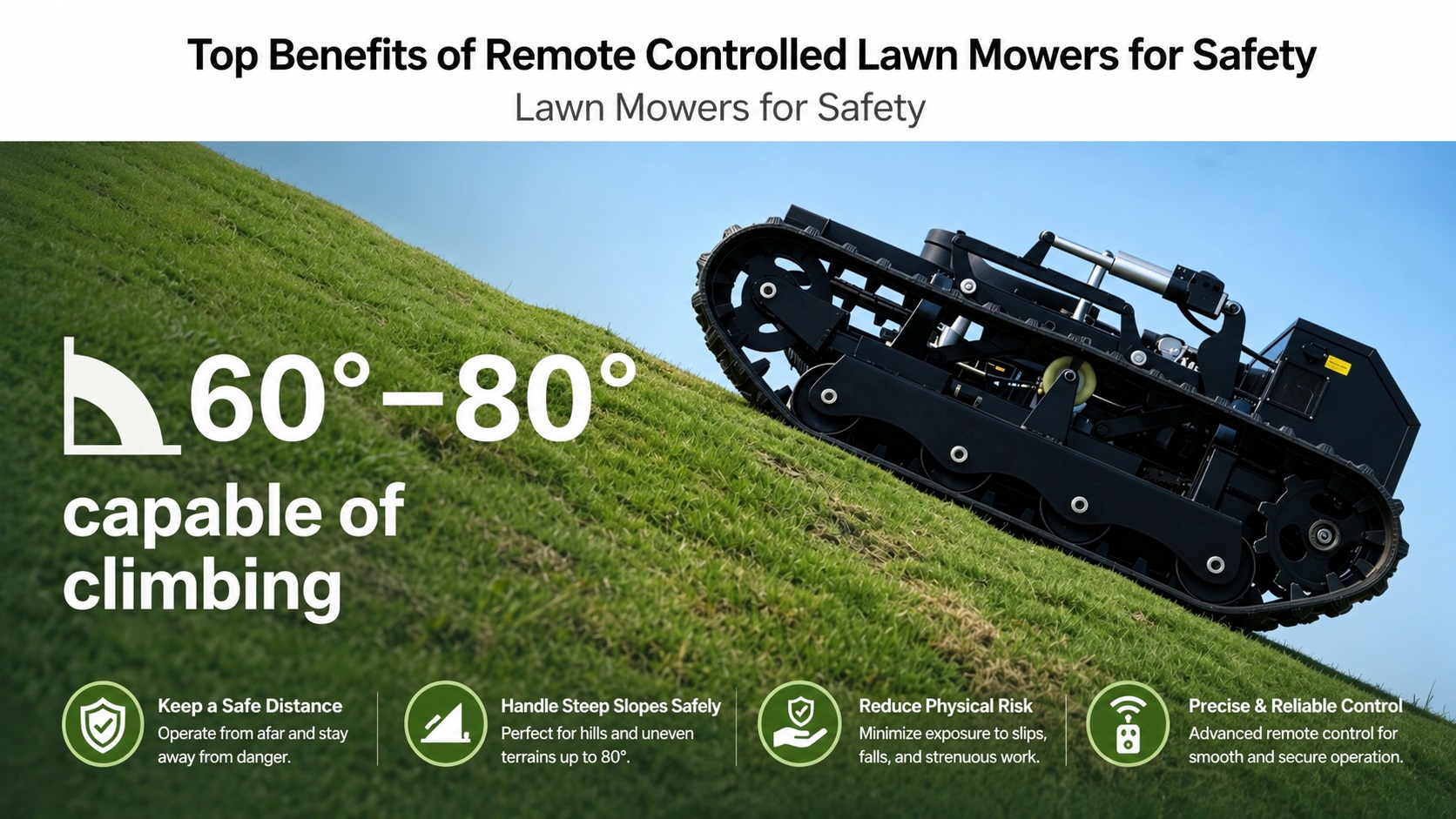 Top Benefits of Remote Controlled Lawn Mowers for Safety