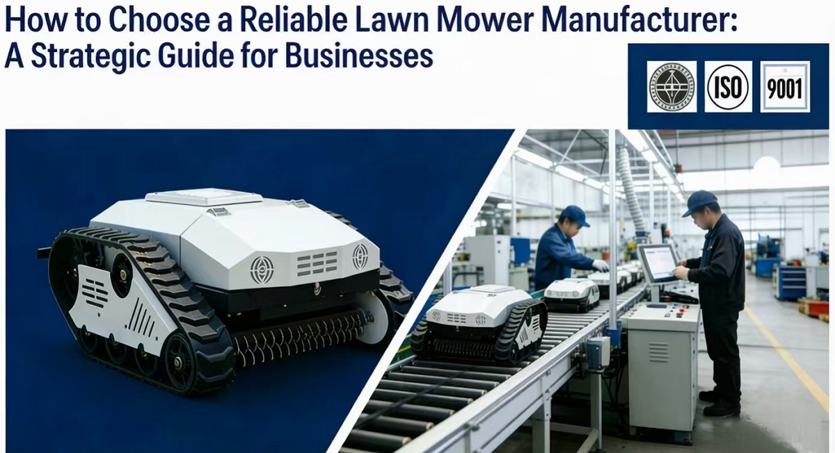 เครื่องตัดหญ้าบังคับวิทยุจากจีน