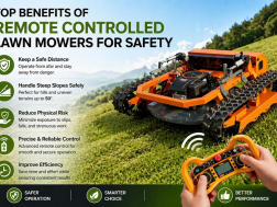 Top Benefits of Remote Controlled Lawn Mowers for Safety