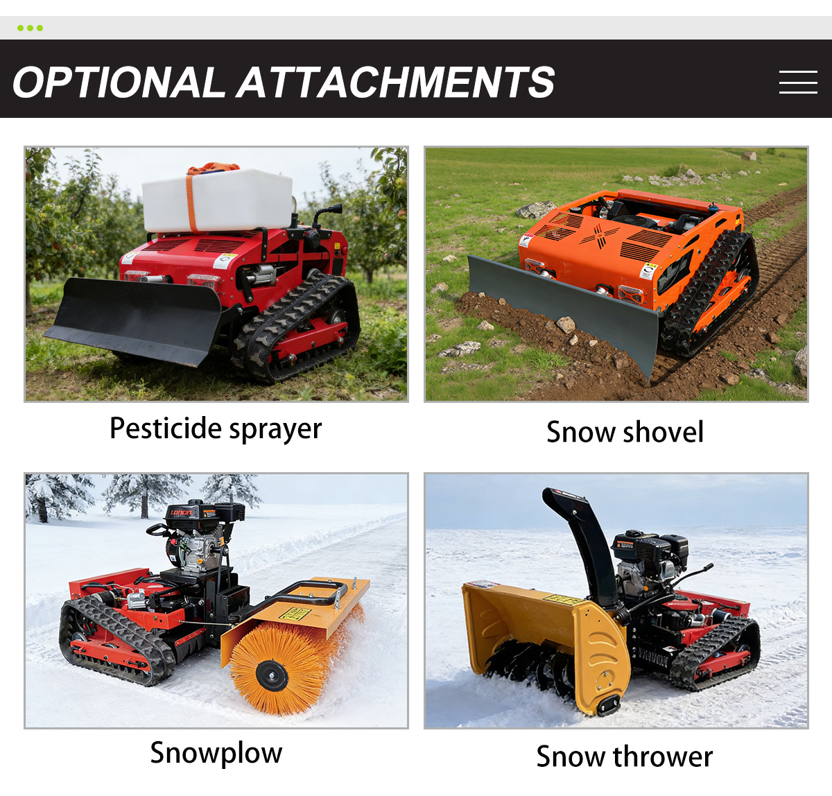 High Quality Lawn Mower Remote