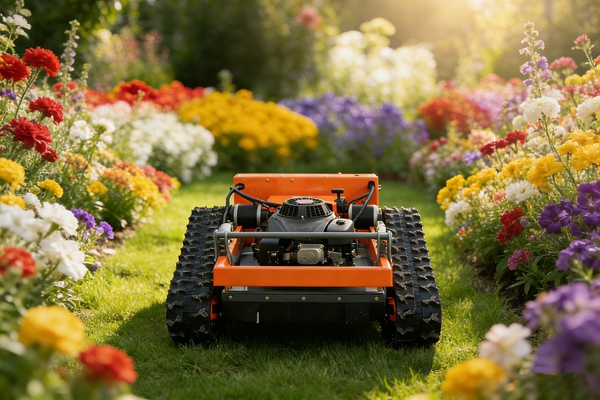 Cortacésped remoto para jardín