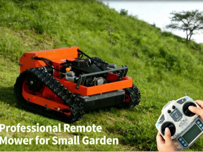 дистанционно управляемая газонокосилка для сада