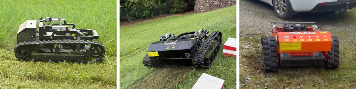 เครื่องตัดหญ้าไฟฟ้าควบคุมระยะไกล