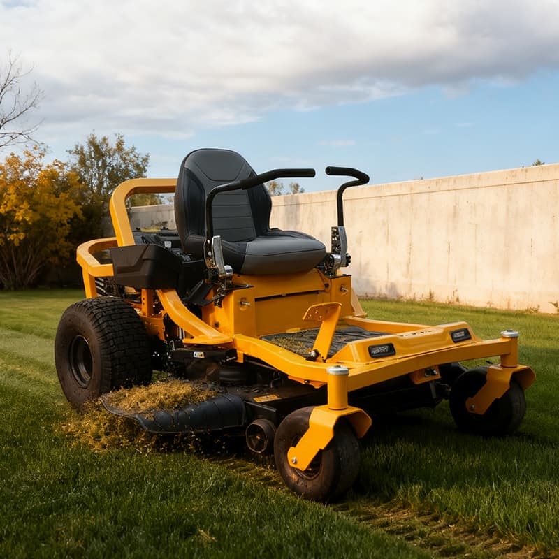 전기 승용 잔디 깎는 기계