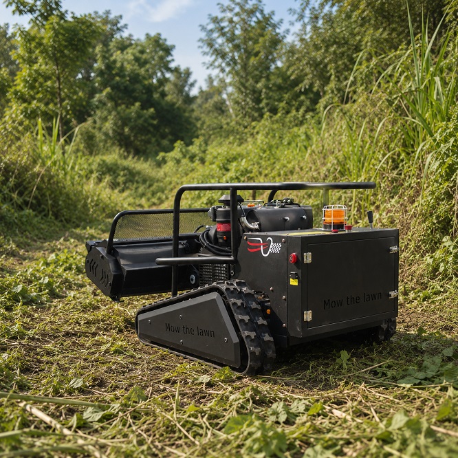 All‑Terrain Remote‑Controlled Grass Crusher