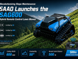 Revolutionizing Slope Maintenance: SAAO Launches the SAG600 Hybrid Remote Control Lawn Mower