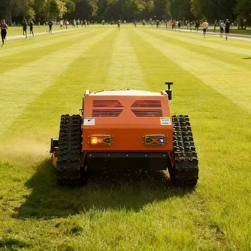 Газонокосилка с дистанционным управлением для наклона