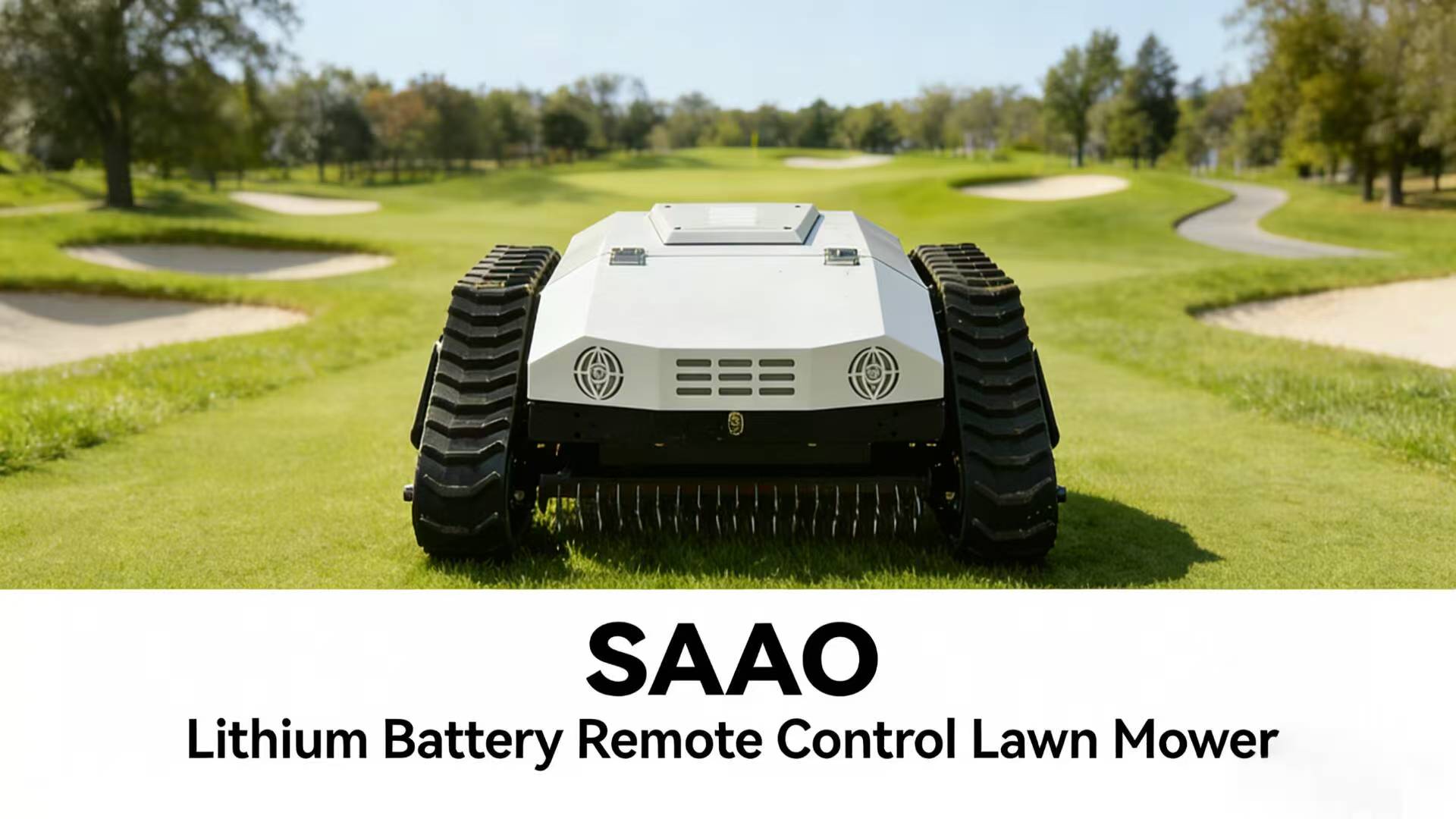 Saao’s lithium-ion remote control mower