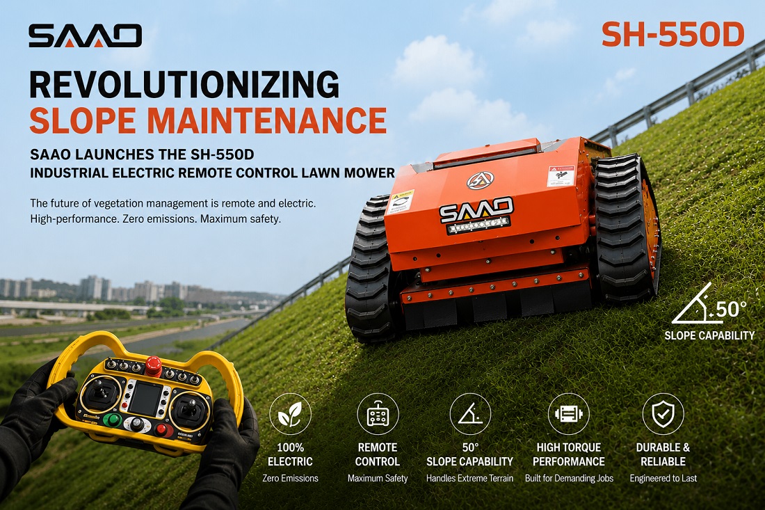 Electric Remote Control Lawn Mower
