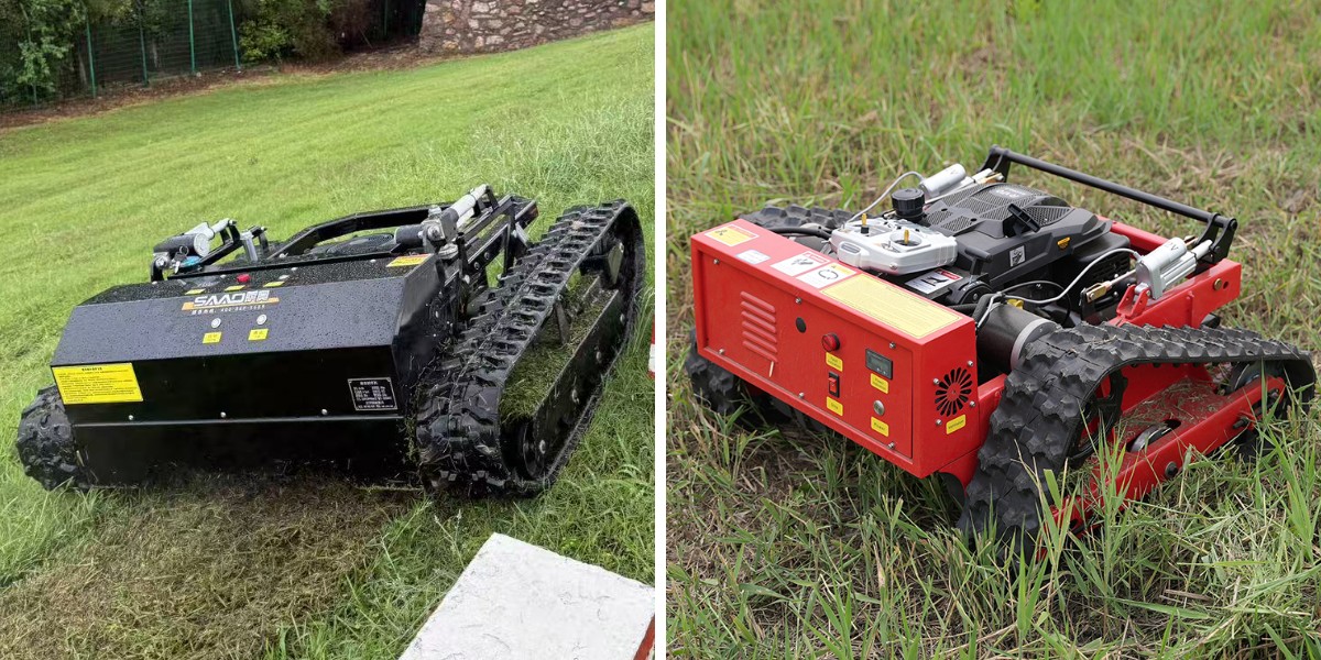 가솔린 원격 제어 잔디 깎는 기계