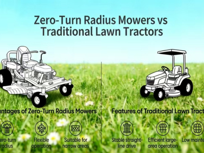 Газонокосилки с нулевым радиусом поворота (ZTR) против традиционных садовых тракторов: что лучше?
