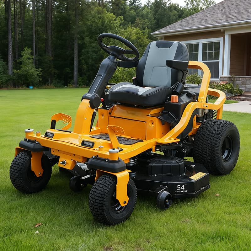 เครื่องตัดหญ้าแบบนั่งขับพร้อมรถแทรกเตอร์