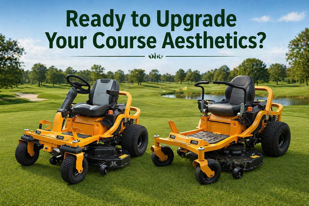 Dominando el césped de los campos de golf: Una guía profesional para seleccionar la flota de cortacéspedes adecuada.