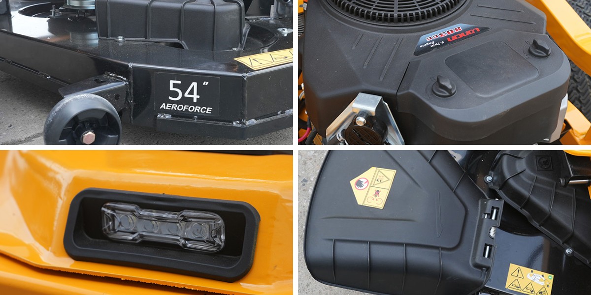 เครื่องตัดหญ้าแบบนั่งขับพร้อมรถแทรกเตอร์ เครื่องตัดหญ้าแบบนั่งขับพร้อมรถแทรกเตอร์