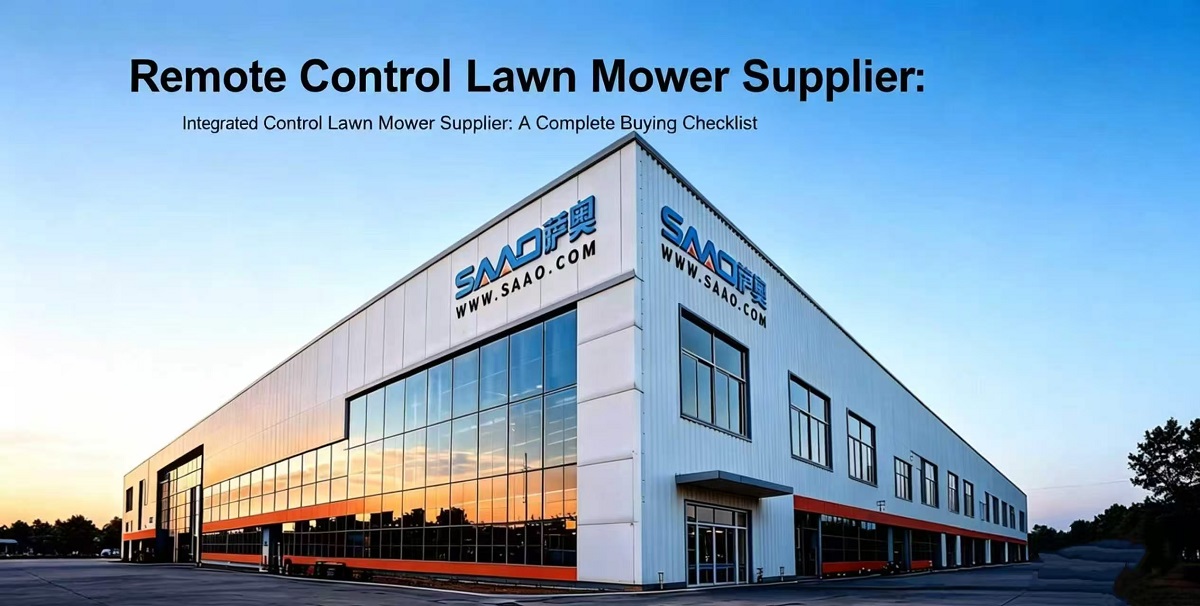 remote-control lawn mower represents 