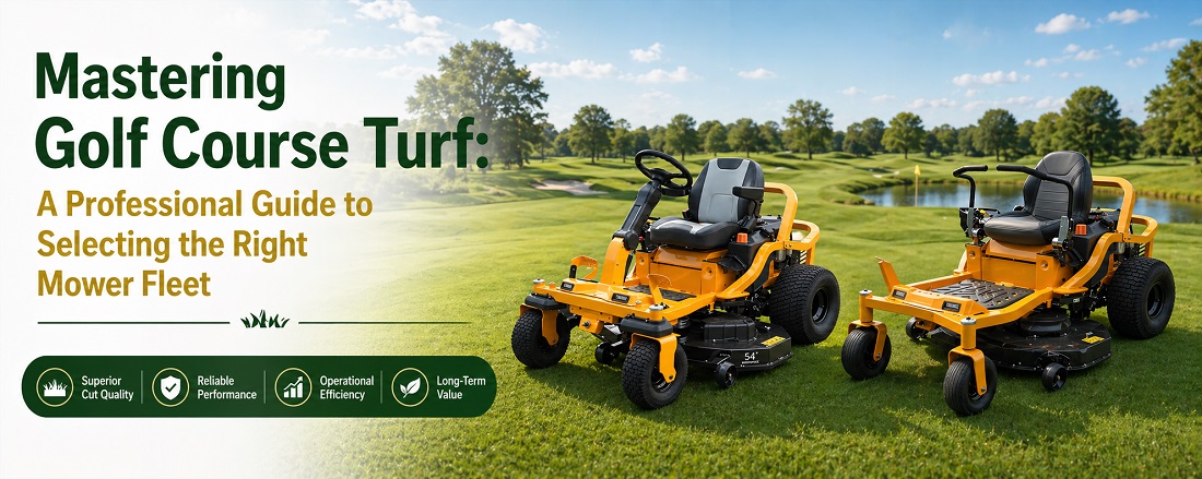 El dominio del césped en campos de golf: una guía profesional para seleccionar la flota de cortacéspedes adecuada