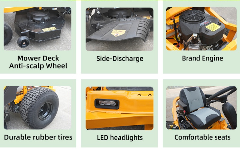 Tondeuse autoportée compacte la moins chère
