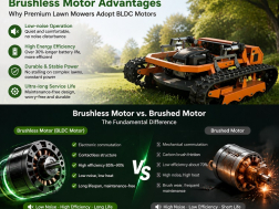 Vorteile bürstenloser Motoren: Warum Premium-Rasenmäher BLDC-Motoren verwenden